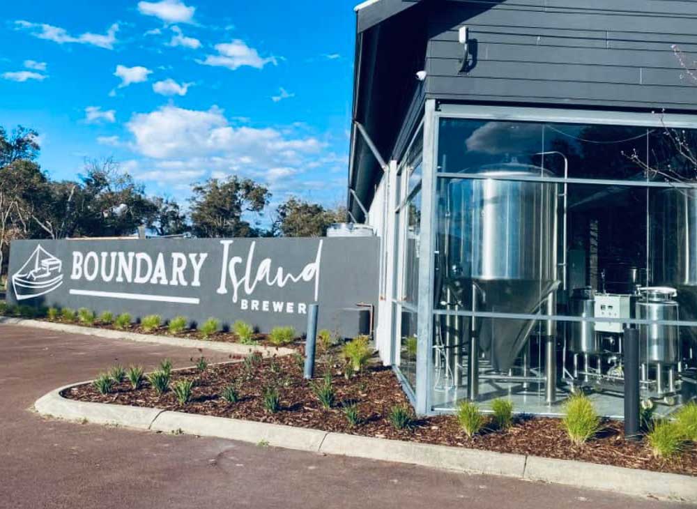 Boundary island brewery- New 10HL microbrewery system at Marina Quay Drive Australia